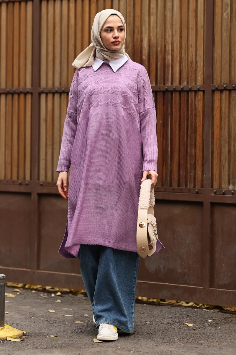 Verna Lila Triko Tunik