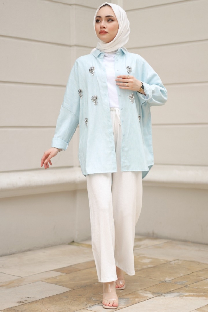 Viena Beyaz Pantolon