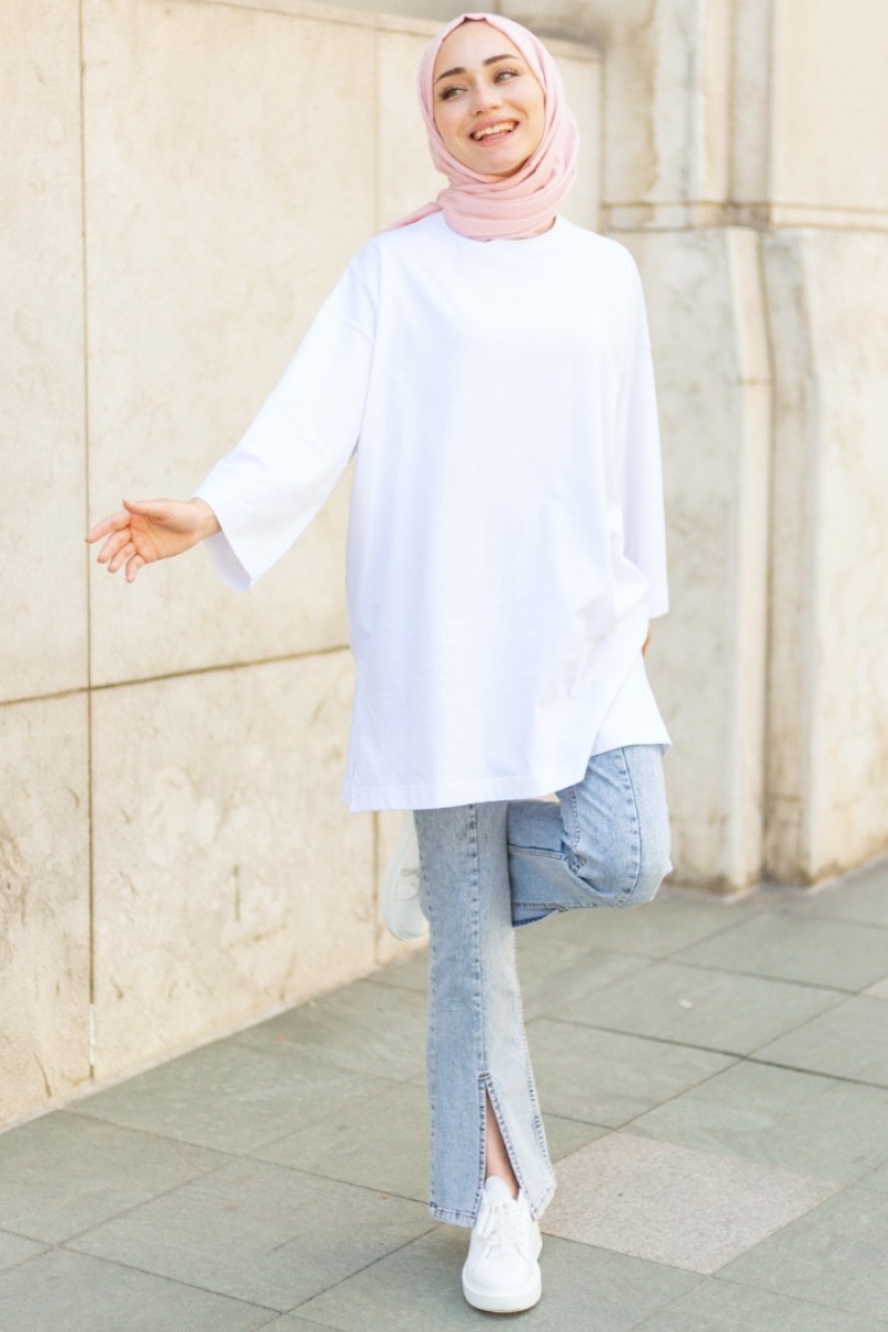 Vines Beyaz Tunik