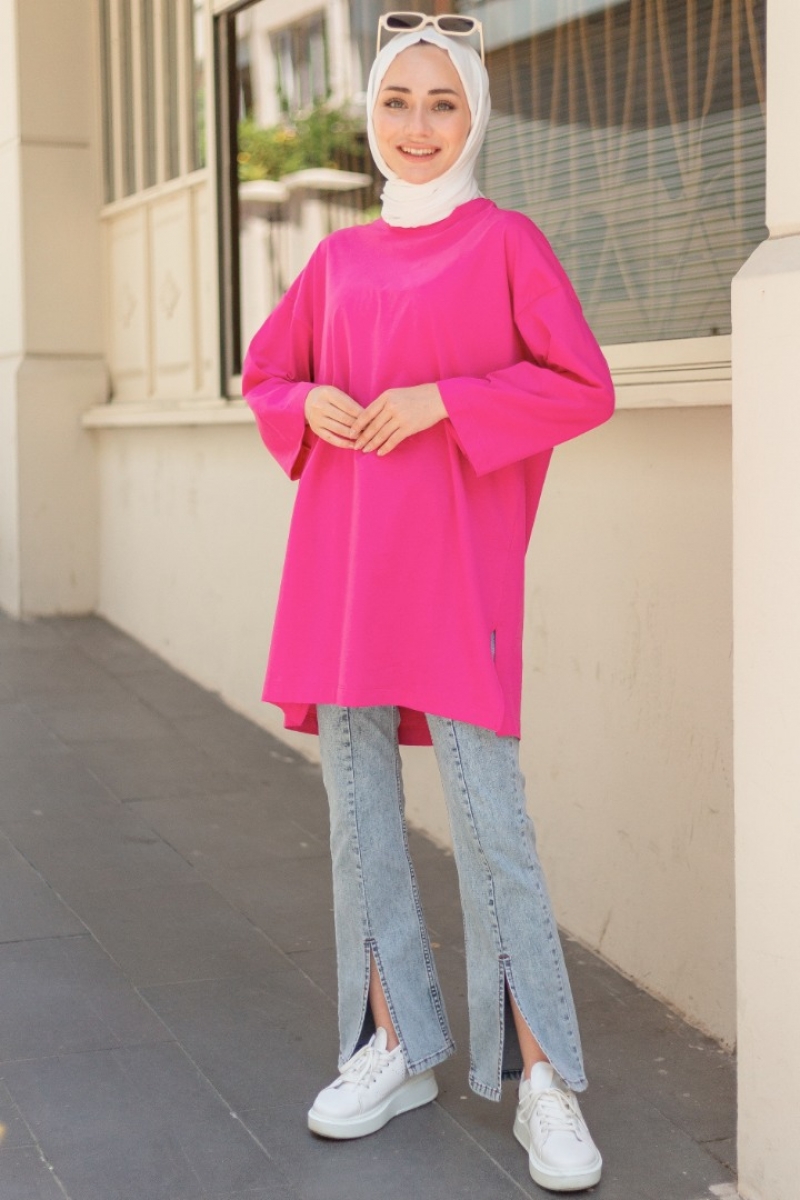 Vines Pembe Tunik