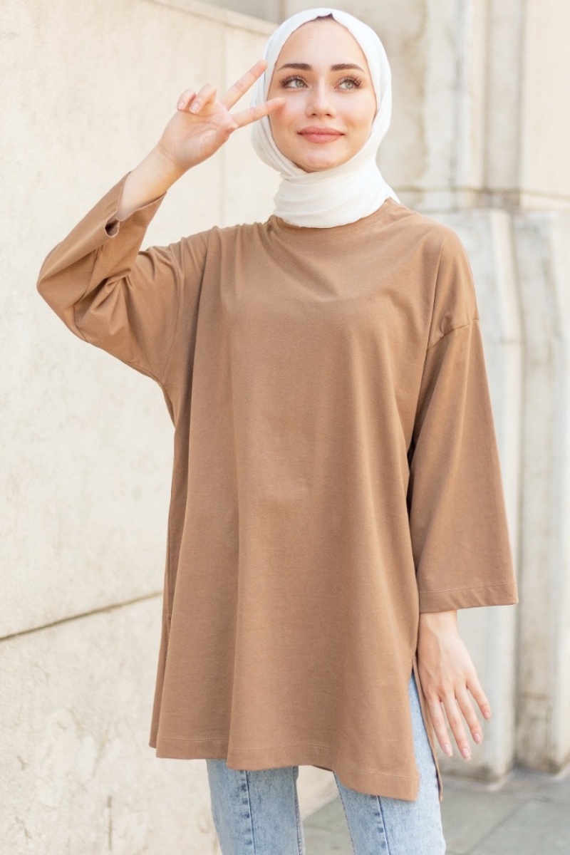 Vines Kahverengi Tunik