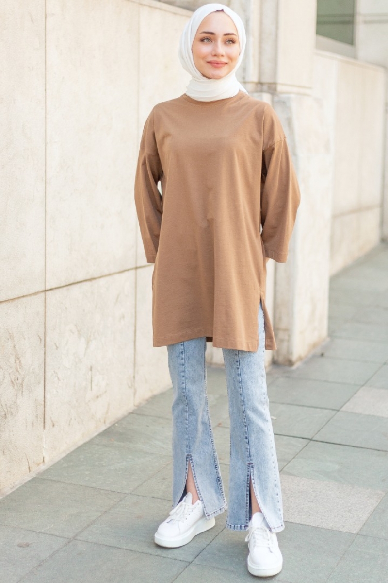 Vines Kahverengi Tunik