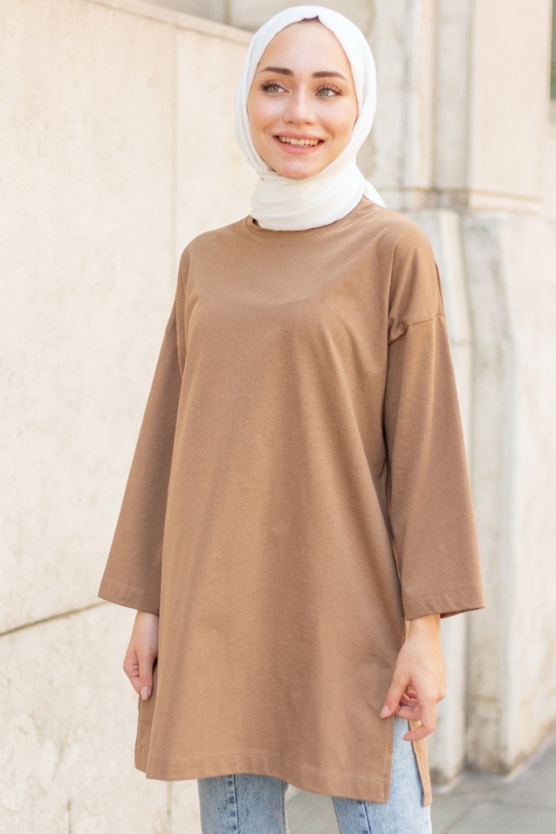 Vines Kahverengi Tunik