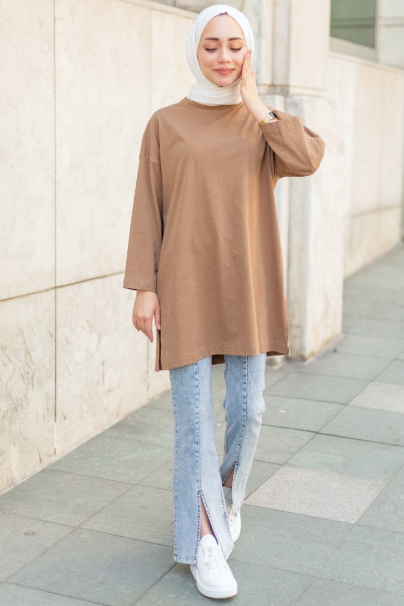 Vines Kahverengi Tunik