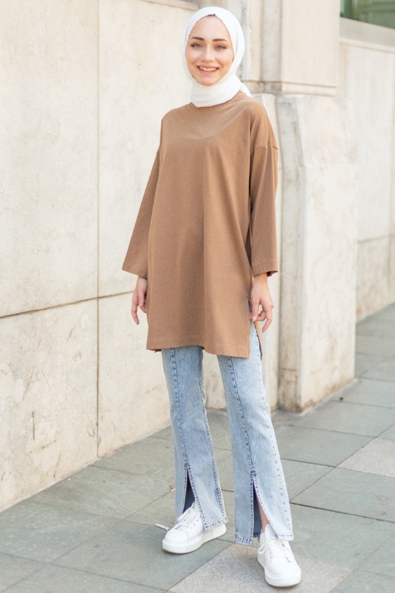 Vines Kahverengi Tunik