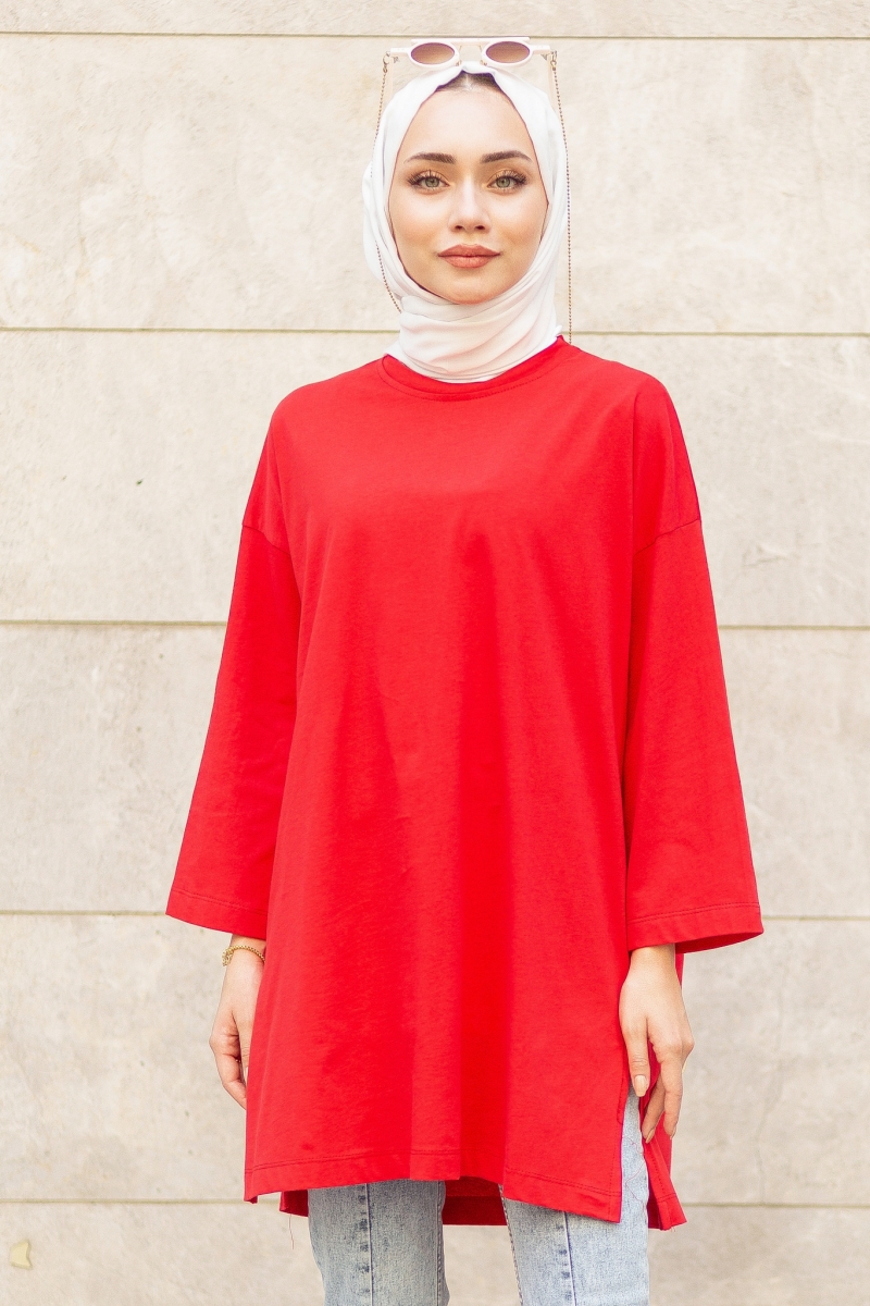 Vines Kırmızı Tunik