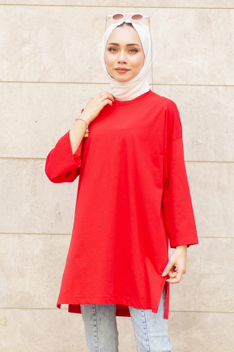 Vines Kırmızı Tunik