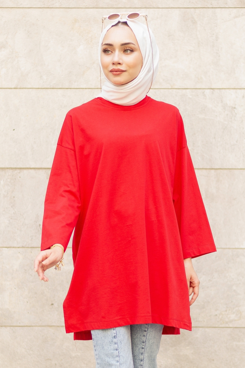 Vines Kırmızı Tunik