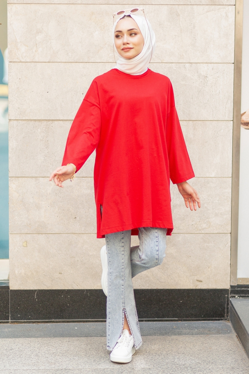 Vines Kırmızı Tunik