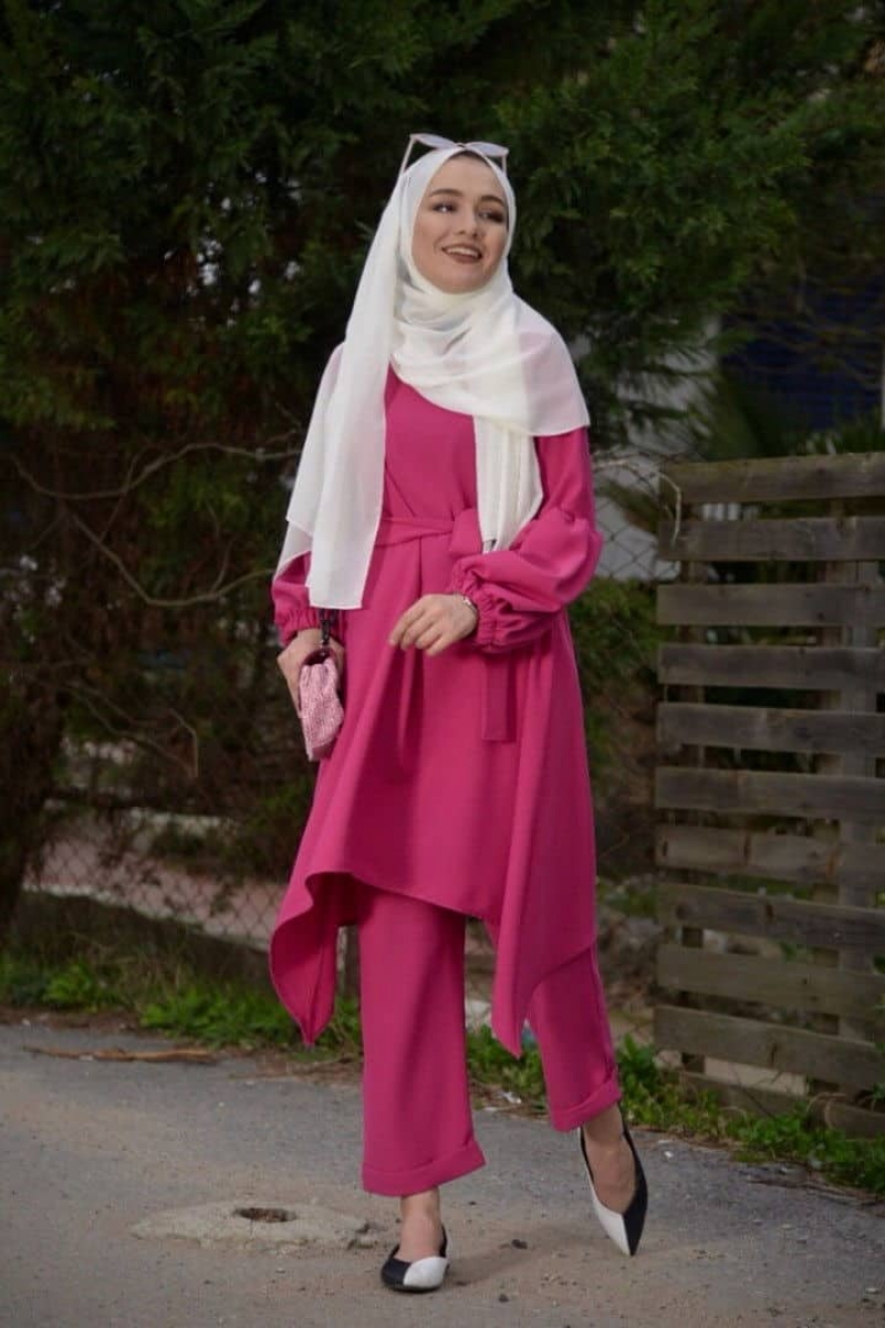 Violet Pembe İkili Takım