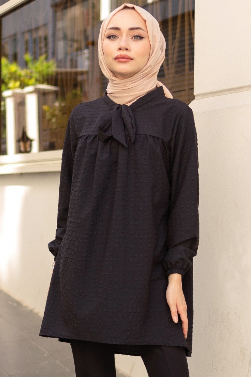 Viona Siyah Tunik