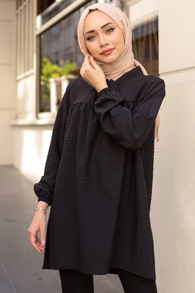 Viona Siyah Tunik