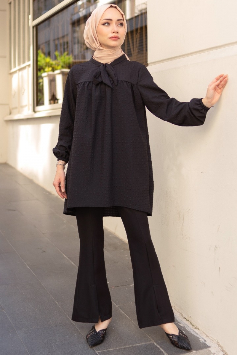 Viona Siyah Tunik