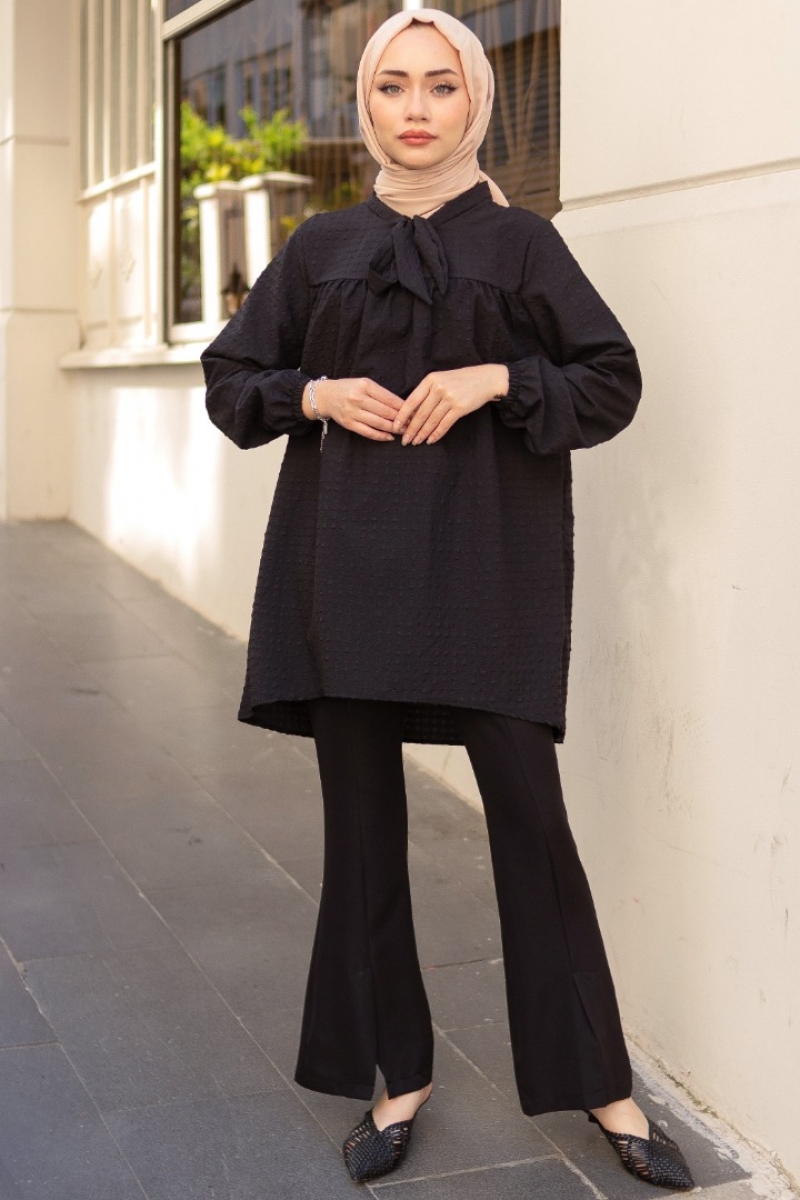 Viona Siyah Tunik