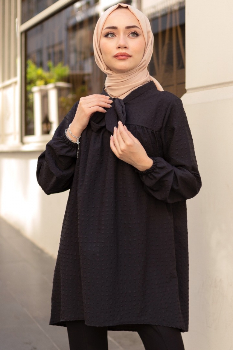 Viona Siyah Tunik