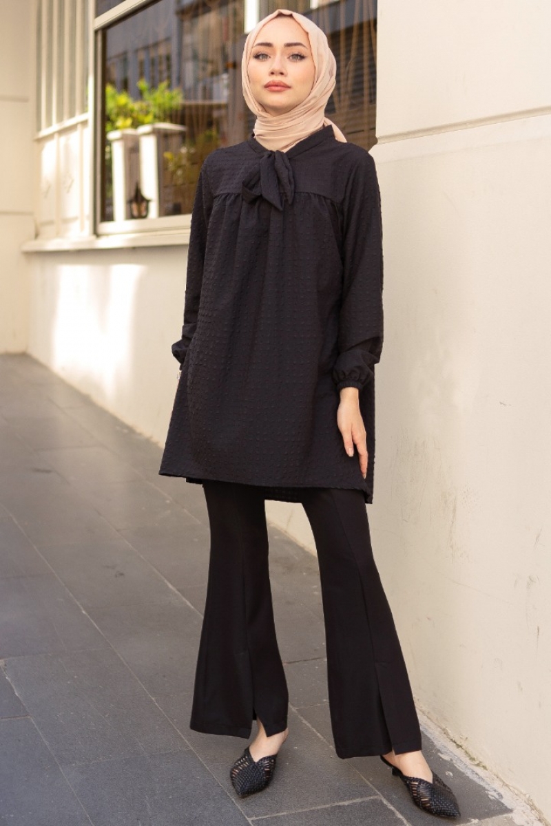 Viona Siyah Tunik