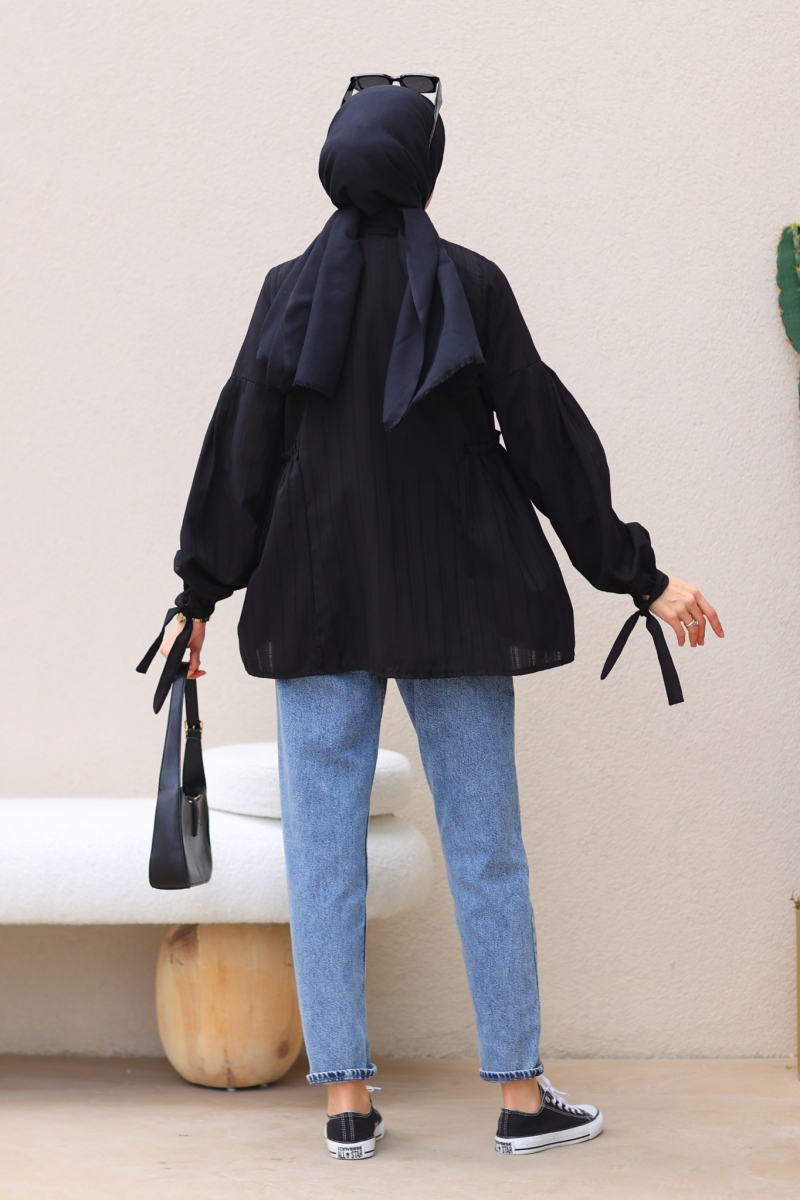 Vitya Siyah Tunik