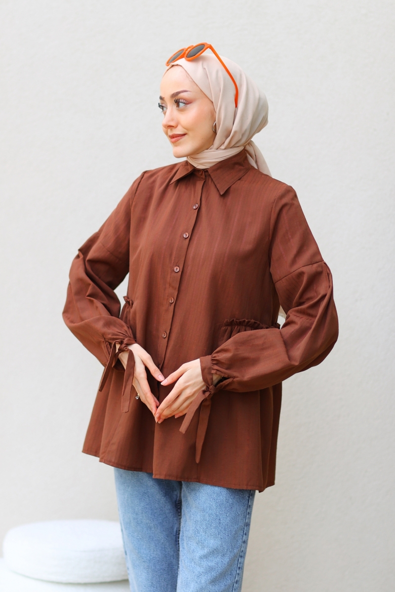 Vitya Kahverengi Tunik