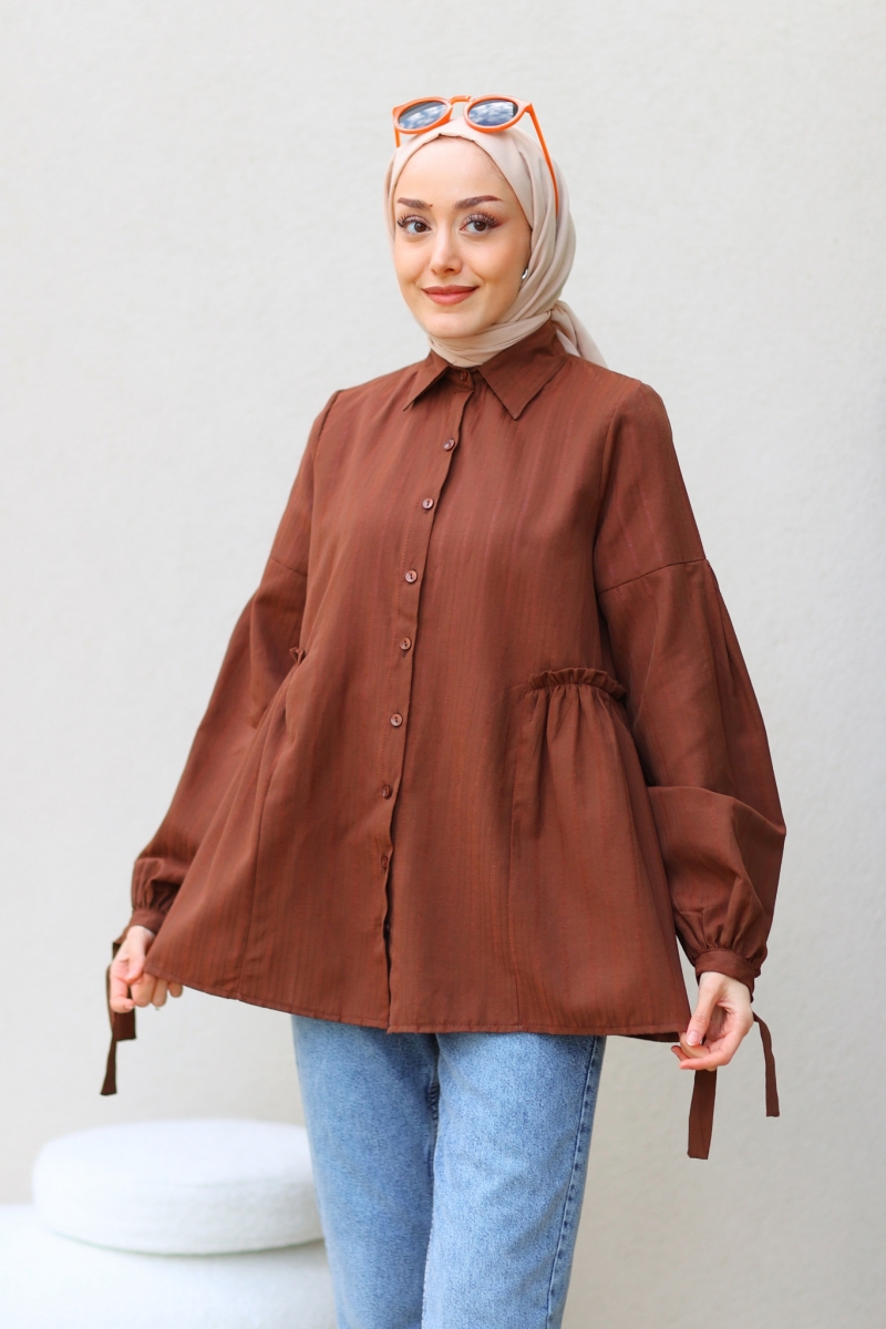 Vitya Kahverengi Tunik