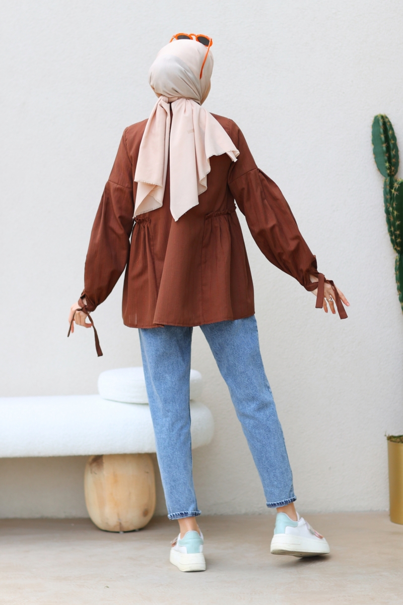 Vitya Kahverengi Tunik