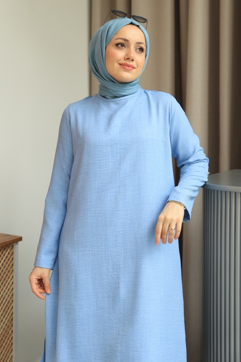 Walery Turkuaz Elbise