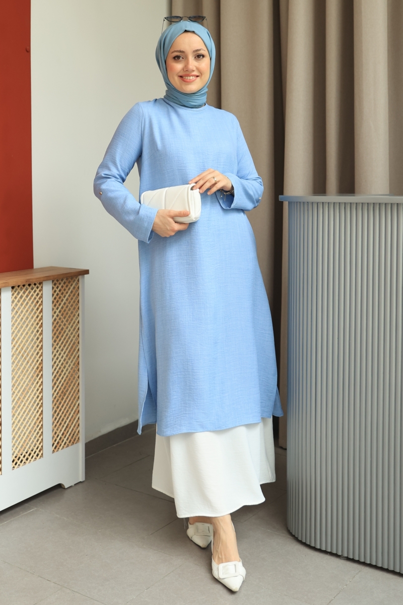 Walery Turkuaz Elbise