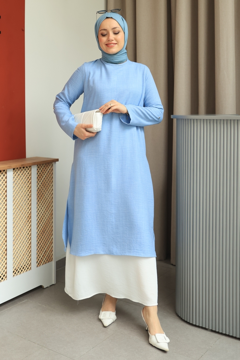 Walery Turkuaz Elbise