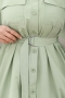 Wika Mint Yeşili Elbise