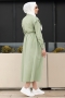 Wika Mint Yeşili Elbise