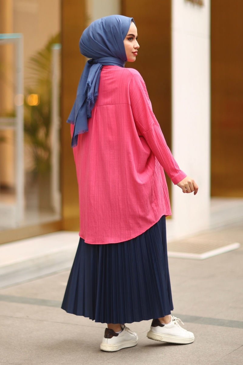 Wrink Pembe Tunik