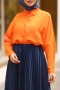 Wrink Turuncu Tunik