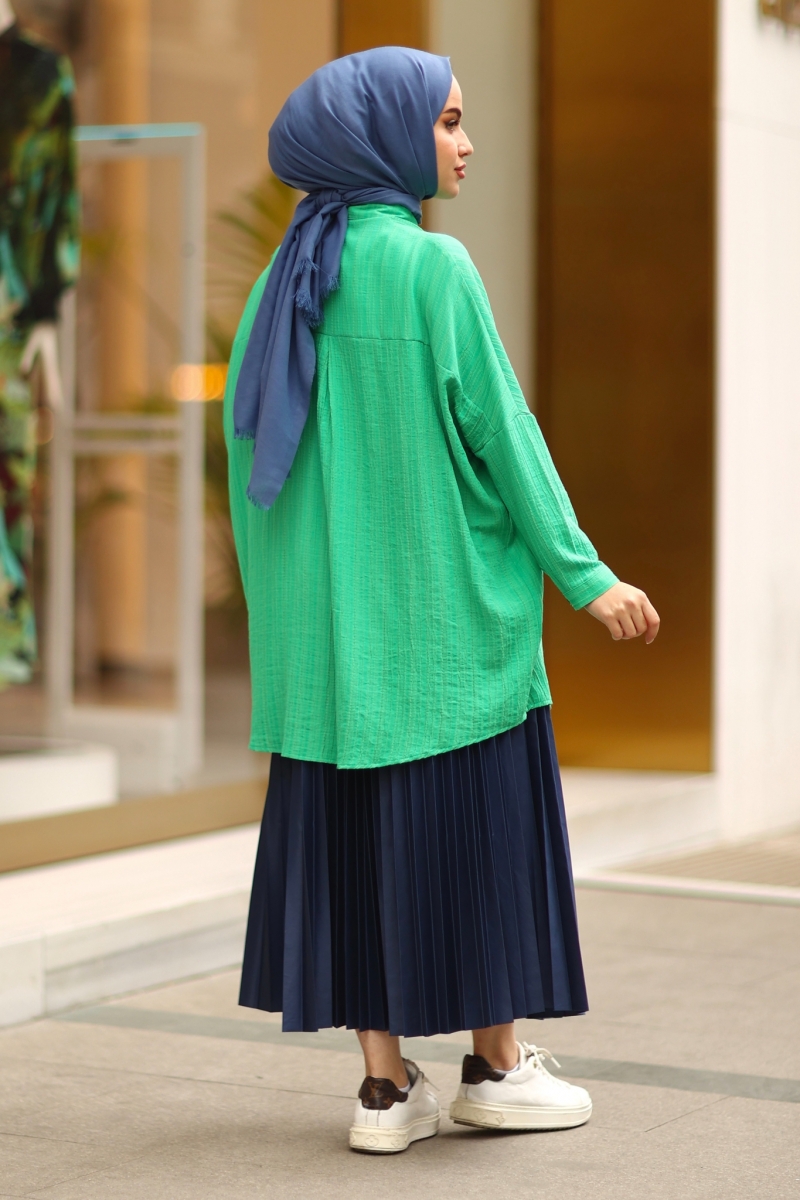Wrink Yeşil Tunik