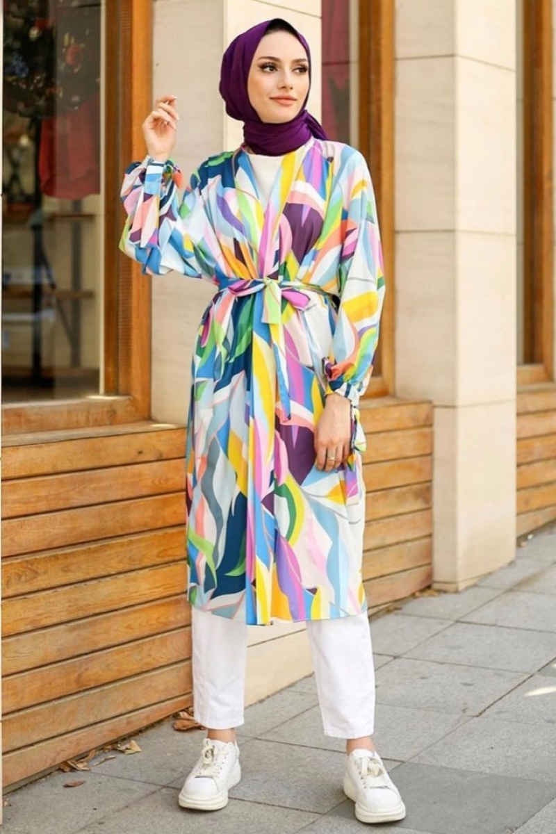 Wualle Mavi Kimono