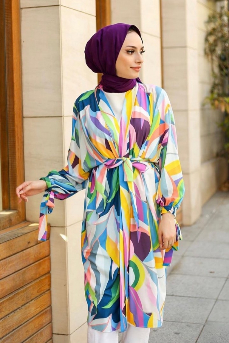 Wualle Mavi Kimono