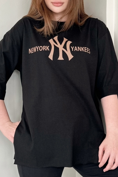 Yankees Siyah T-Shirt