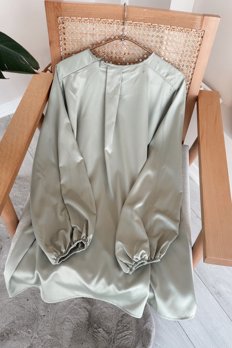 Yelena Mint Yeşili Tunik