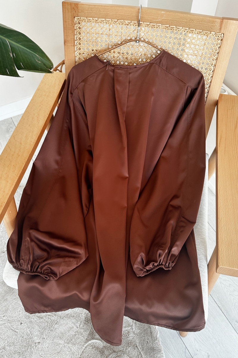 Yelena Kahverengi Tunik