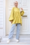 Yelena Yağ Yeşili Tunik