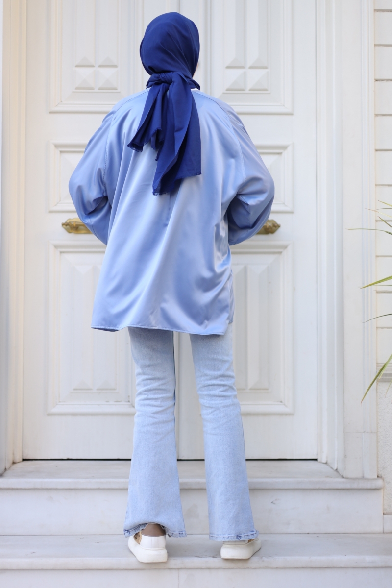 Yelena İndigo Tunik