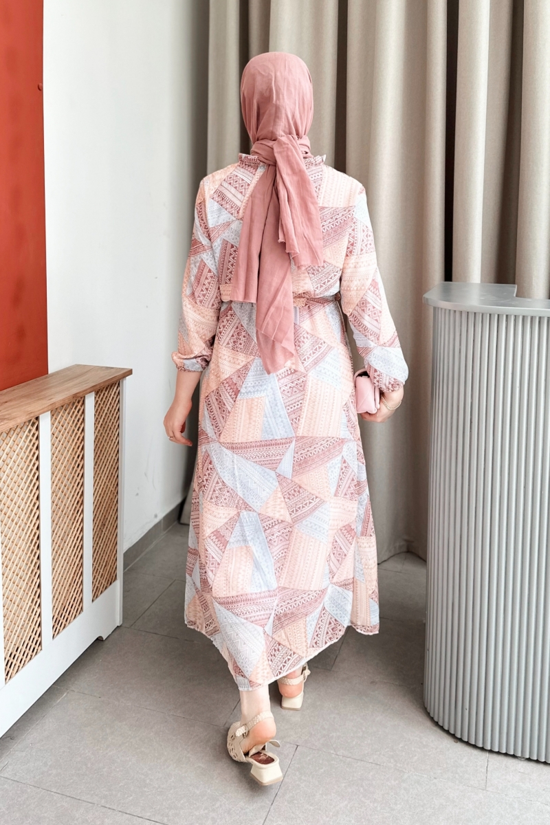 Yena Şifon Lila Elbise