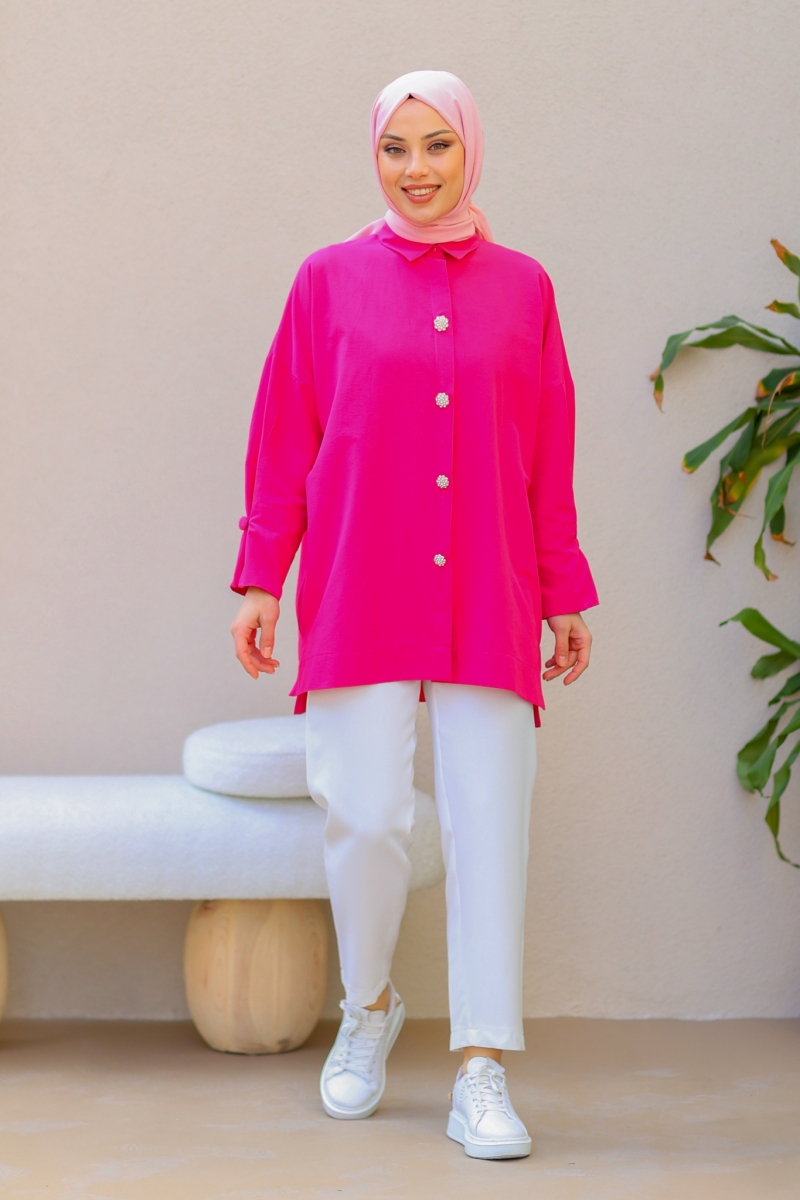 Yotis Pembe Tunik