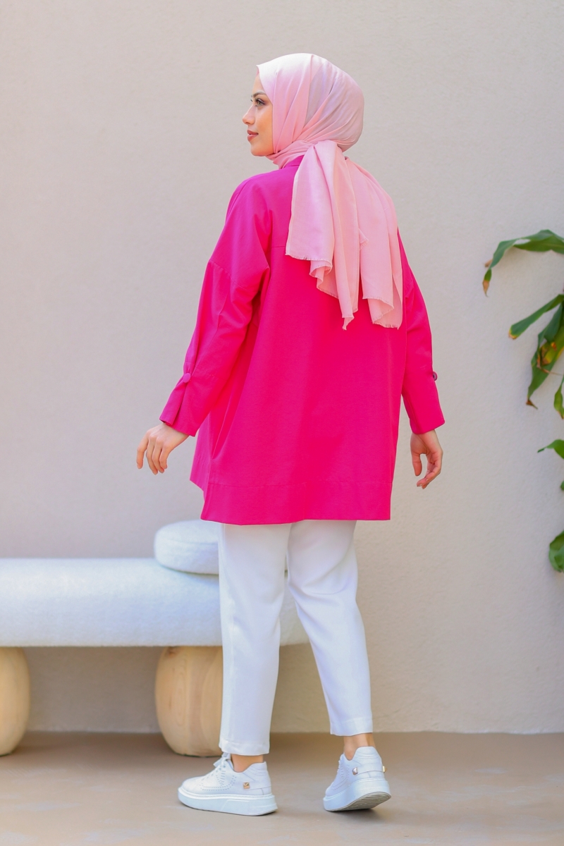 Yotis Pembe Tunik