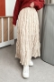 Yulya Kırışık Bej Etek