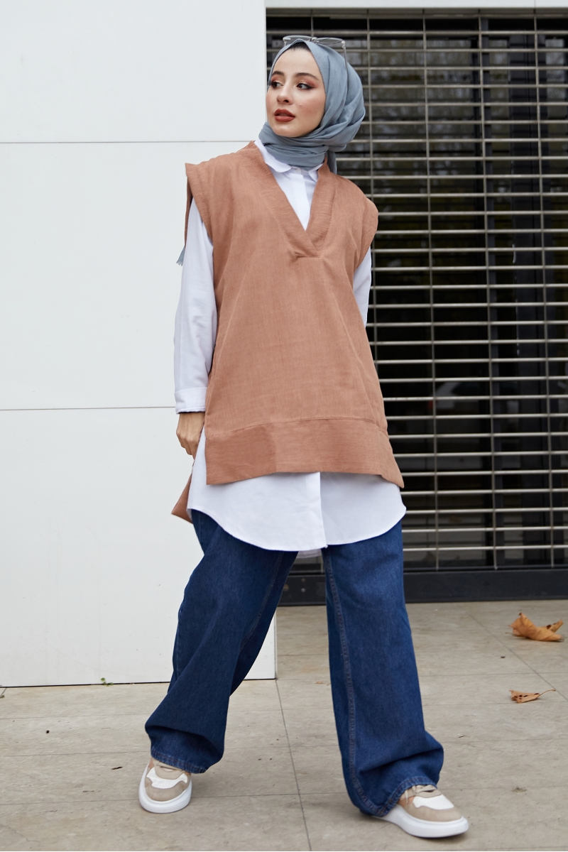 Yıldız Camel Süveter