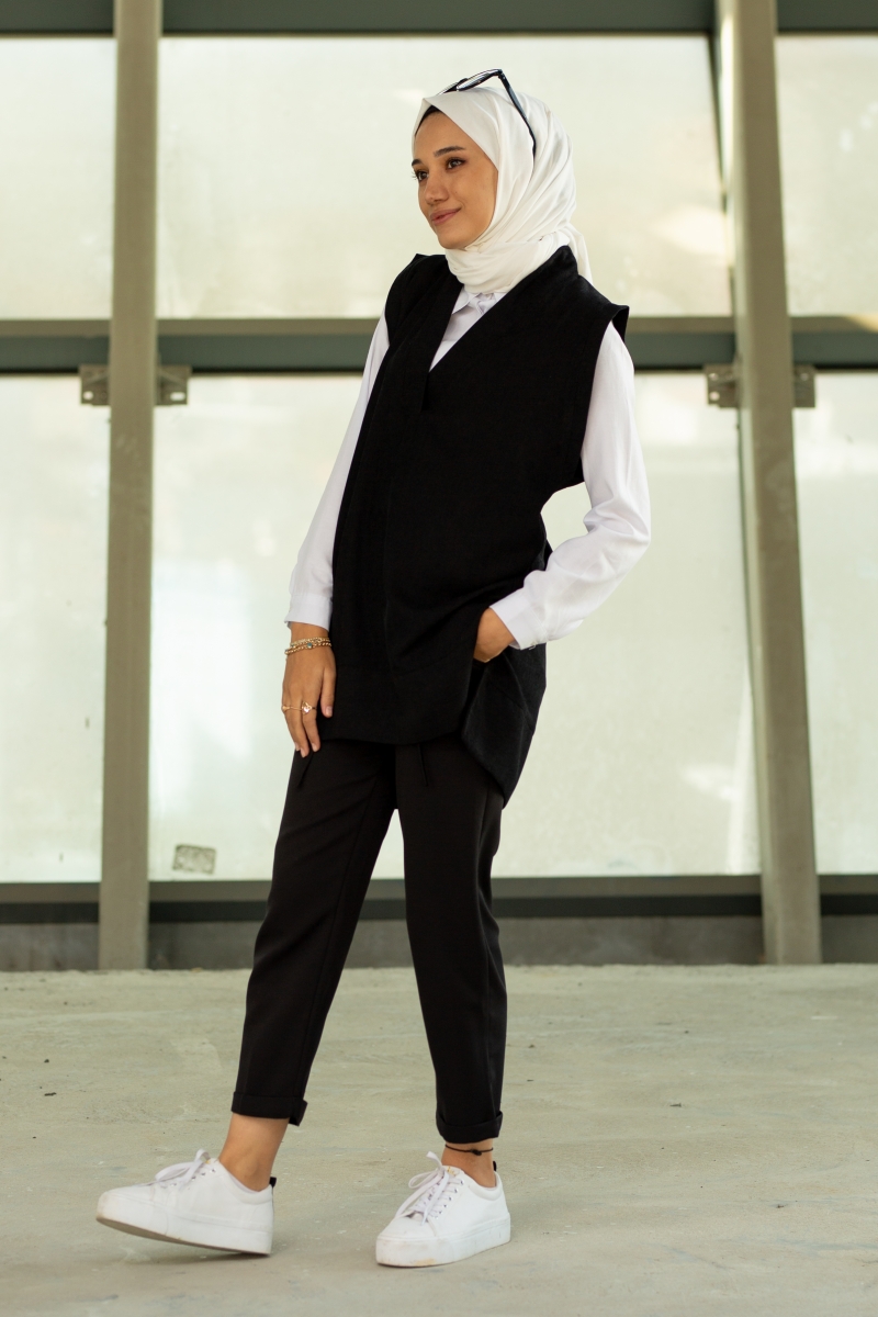 Yıldız Siyah Süveter