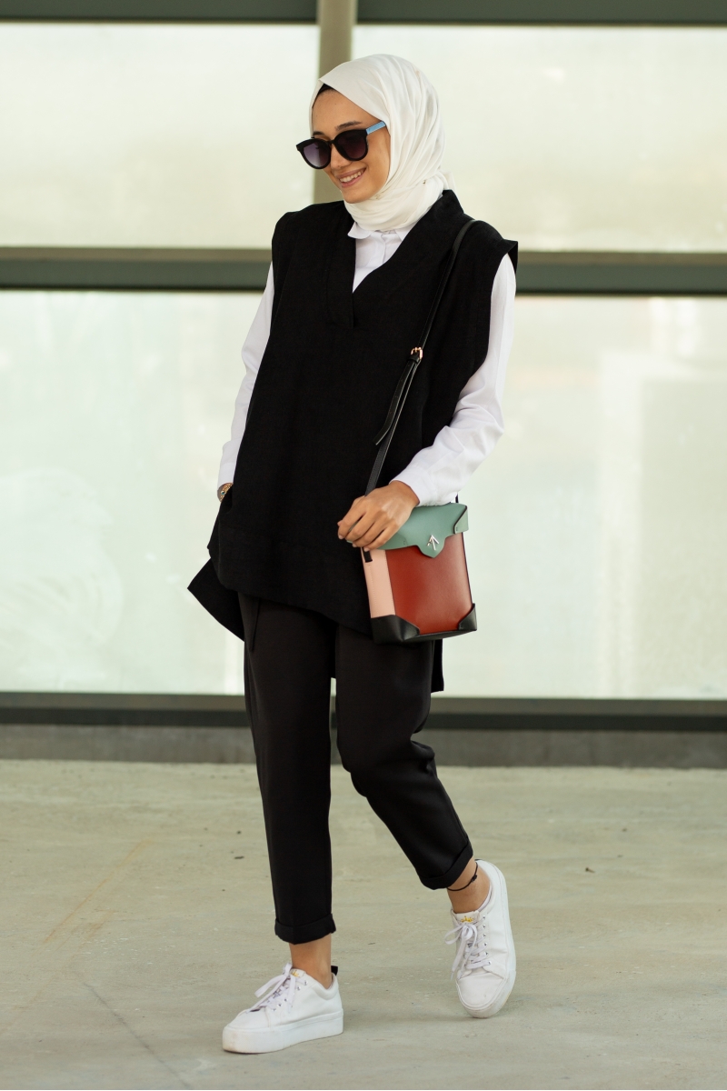 Yıldız Siyah Süveter