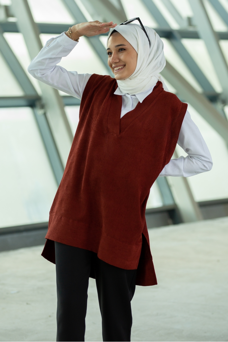 Yıldız Kiremit Süveter