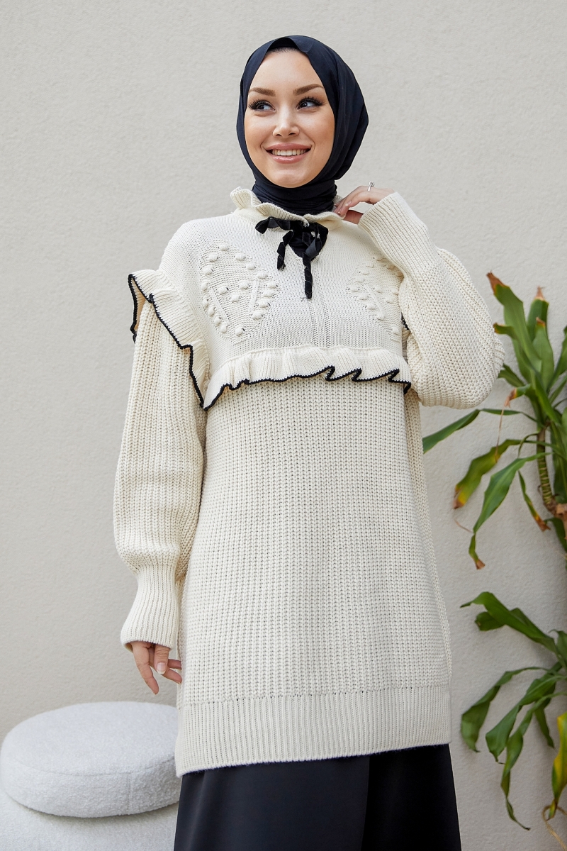 Zena Krem Tunik