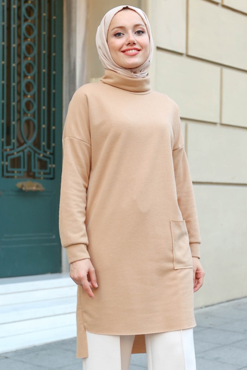 Amanda Camel Tunik