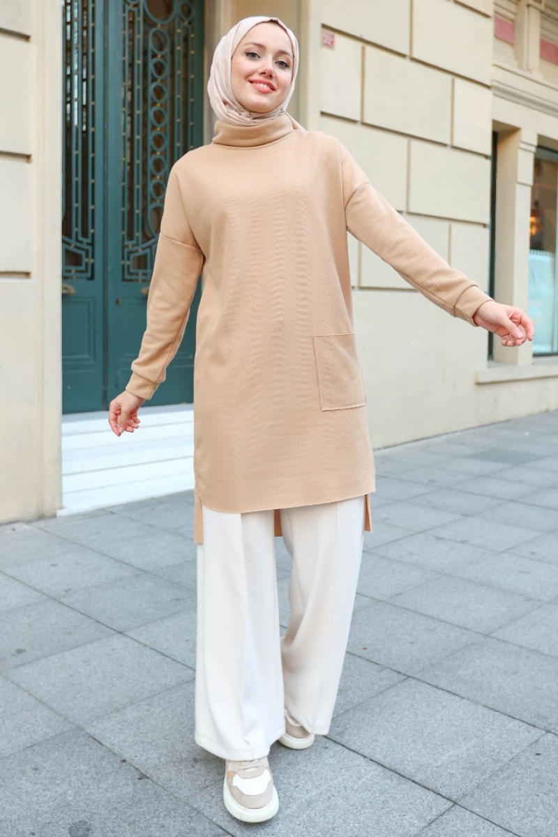 Amanda Camel Tunik